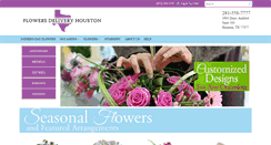 Desktop Screenshot of flowersdeliveryhouston.com